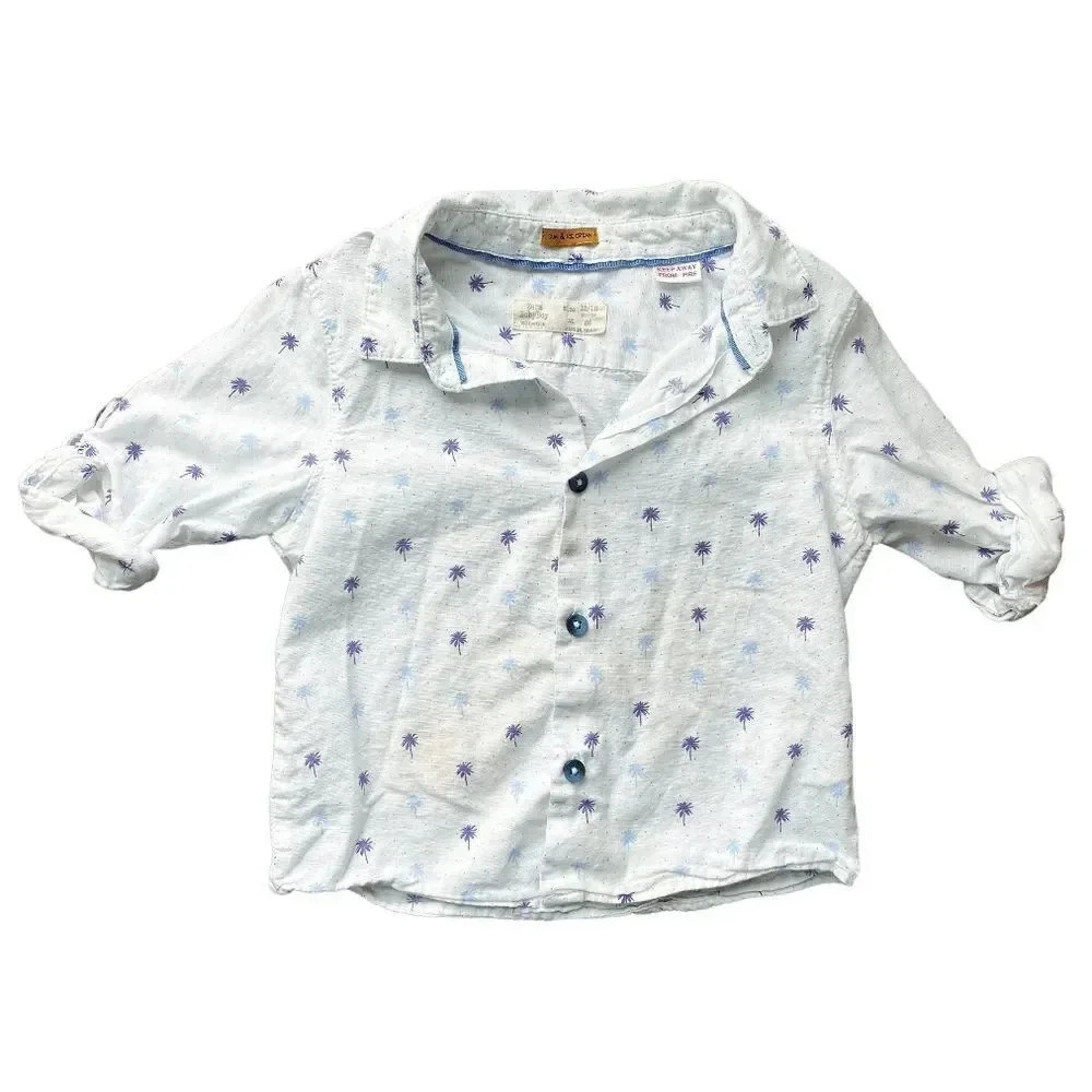 Zara Baby | Lightweight Button Down (12-18 mos) 🌴